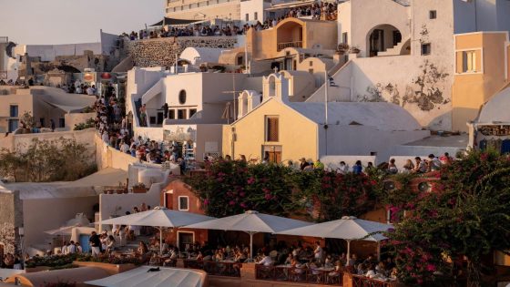 Tourists overwhelm Greek island of Santorini. Locals want to limit visitors – MASHAHER