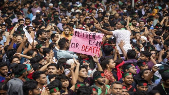 Protests and violence break out again in Bangladesh amid calls for the government’s resignation – MASHAHER