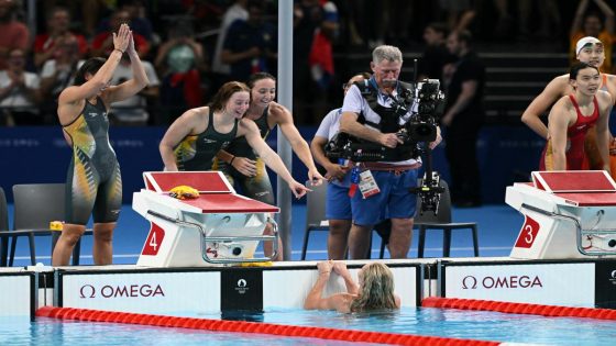 Australia takes gold over Katie Ledecky-led Team USA in 4×200 freestyle relay at Paris Olympics – MASHAHER