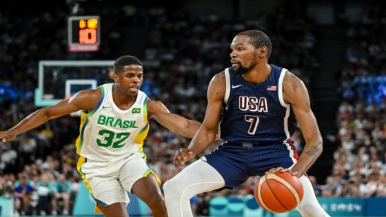 Paris Olympics: USA basketball steamrolls Brazil to set up semifinal matchup with Nikola Jokić, Serbia – MASHAHER