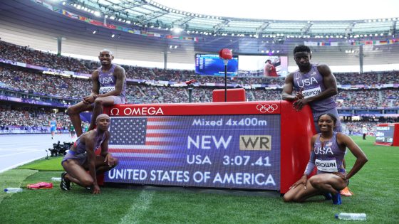 Paris Olympics: U.S. mixed 4×400-meter relay team sets world record – MASHAHER