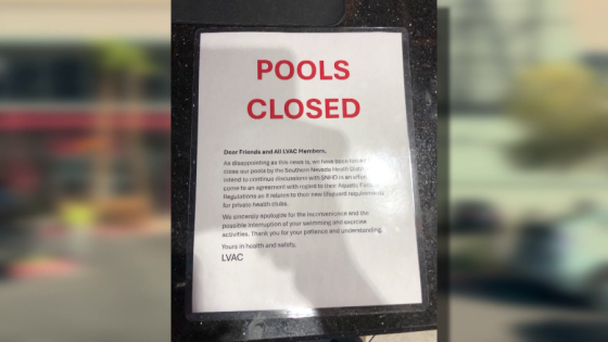 Las Vegas-area gym announces pool closures, Southern Nevada Health District explains alternative plan is in discussion – MASHAHER