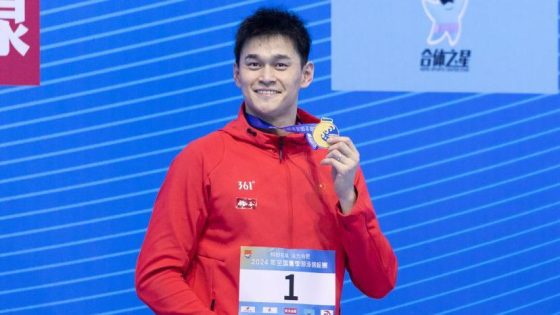 Disgraced Chinese swimmer back after drugs ban – MASHAHER