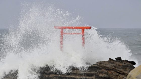 Typhoon Ampil moves away from Japan as train services resume and no major damage is reported – MASHAHER