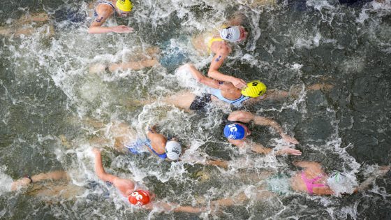 Belgium withdraws from mixed relay triathlon after athlete who swam in Seine River falls ill – MASHAHER