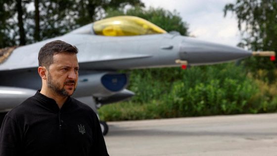 Ukraine F-16 destroyed during Russian attack, BBC told – MASHAHER