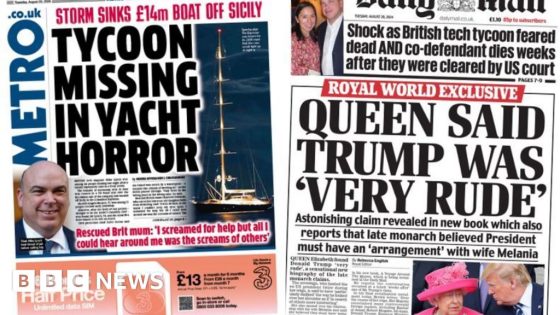 ‘Yacht horror’ and ‘Queen said Trump was very rude’ – MASHAHER