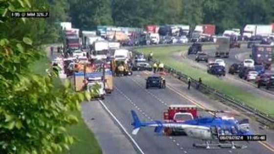 2 overturned tractor trailers blocking all lanes on I-95 SB in St. Johns County – MASHAHER