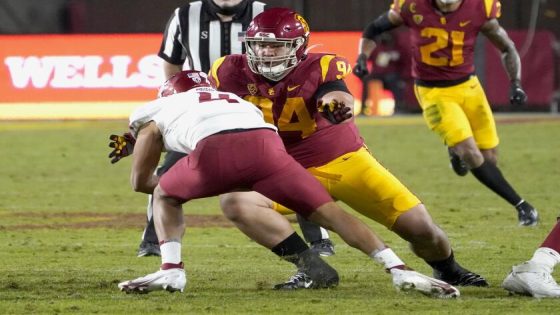 As the USC defense seeks Big Ten size, once-out-of-shape Kobe Pepe finds his stride – MASHAHER