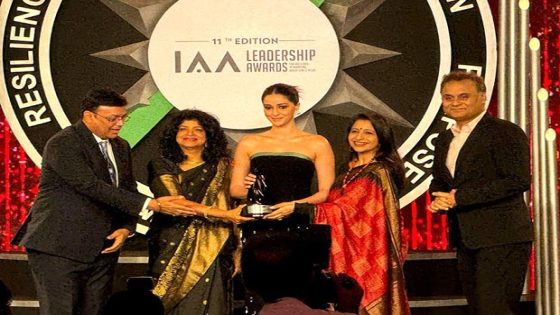 Ananya Panday wins IAA Brand Endorser of the Year Female Award : Bollywood News – MASHAHER