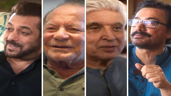 Angry Young Men: Salman Khan says Salim Khan – Javed Akhtar destroyed critics with their films; Aamir Khan asks, “Can you name a single writer today whose name alone draws the audience?” : Bollywood News – MASHAHER