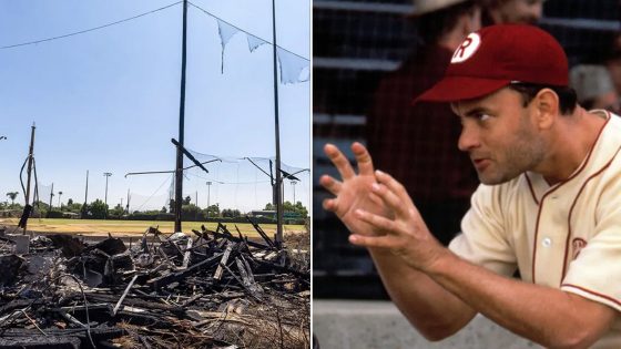 Historic baseball park used in ‘A League of Their Own’ destroyed by fire – MASHAHER