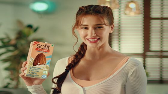 Disha Patani promotes the ‘Fit is Fab’ philosophy in the latest campaign for SOFIT Almond Drink : Bollywood News – MASHAHER