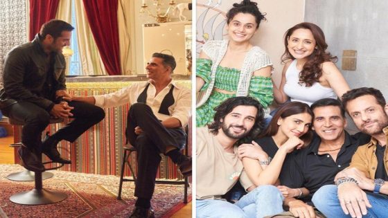 Fardeen Khan shares behind-the-scenes with Akshay Kumar, Vaani Kapoor & team Khel Khel Mein ahead of its theatrical release: “The set felt less like a workplace and more like a playground” : Bollywood News – MASHAHER