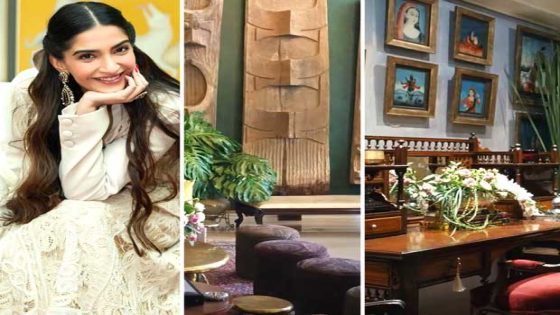 Inside Sonam Kapoor’s Indian-inspired 7,500-square-foot Mumbai house featuring Tanjore paintings, Naga panels, Rajasthani jalis and more!  7500 : Bollywood News – MASHAHER