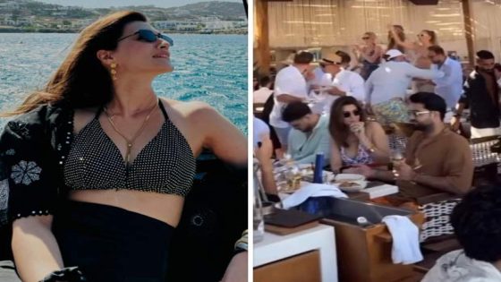 Kriti Sanon enjoys a meal and a vaping session with alleged beau Kabir Bahia and friends in Greece; photo goes viral amid smoking controversy : Bollywood News – MASHAHER