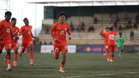 Kipgen strikes late as India enters SAFF U20 Championship semifinal – MASHAHER