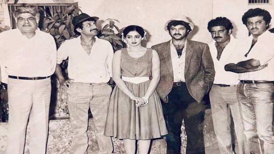 Boney Kapoor takes fans back to Mr. India days with RARE behind-the-scenes pic : Bollywood News – MASHAHER