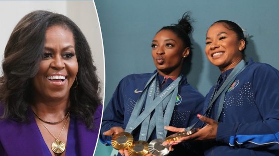 Michelle Obama praises Simone Biles, Jordan Chiles for sportsmanship after backlash from NFL star – MASHAHER