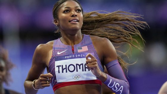 Paris 2024 Olympics: Gabby Thomas speeds to victory in womenâs 200m final – MASHAHER