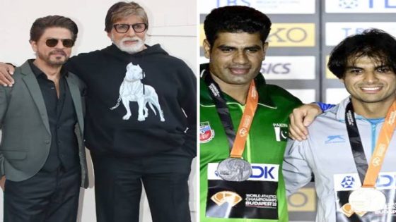 Amitabh Bachchan and Shah Rukh Khan are Neeraj Chopra and Arshad Nadeem’s top picks for potential biopic on them : Bollywood News – MASHAHER