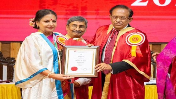 Shabana Azmi felicitated with Honorary Doctorate: “Art can be used as an instrument for social change” : Bollywood News – MASHAHER