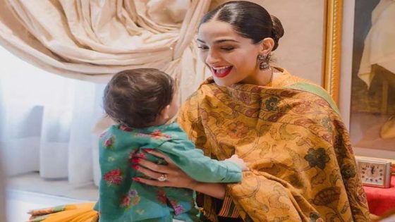 Sonam Kapoor Ahuja pens a beautiful note about mother’s love as her son Vayu turns two : Bollywood News – MASHAHER