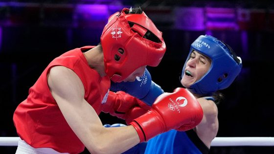 Bulgarian fighter stokes controversy with gesture after loss to Olympian who failed gender test – MASHAHER