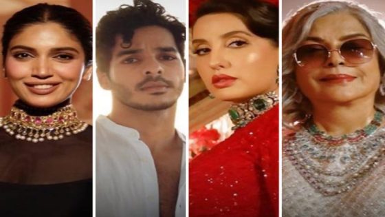 Netflix announces The Royals: Bhumi Pednekar to romance Ishaan Khatter, Nora Fatehi and Zeenat Aman set to make OTT debut, take a look at cast : Bollywood News – MASHAHER