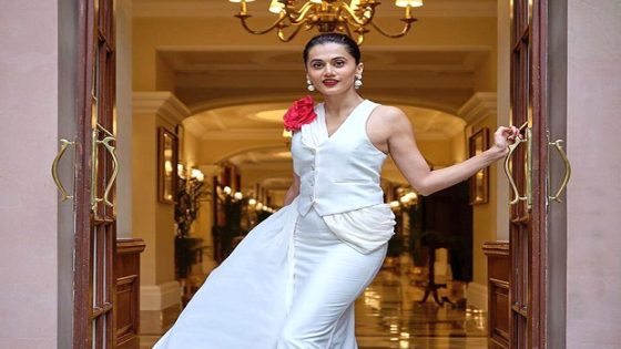 Taapsee Pannu shares why southern films are doing well; says, “People are movie lovers. It’s a ritual there” : Bollywood News – MASHAHER