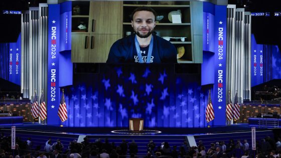 Stephen Curry, sporting Olympic gold medal, makes video endorsement of Kamala Harris at DNC – MASHAHER