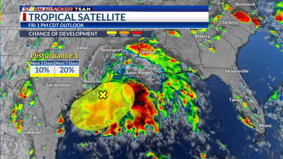 Tropical disturbance in the Gulf of Mexico to bring heavy rainfall to Louisiana – MASHAHER