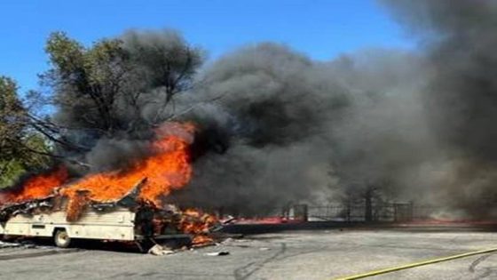 Fire destroys RV, injures owner at Home Depot in Atascadero – MASHAHER