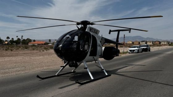 Southwest Las Vegas valley road closed for hours after LVMPD helicopter landing – MASHAHER