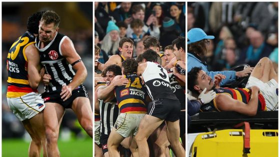 Dan Houston bump on Izak Rankine, video, Showdown brawl, Adelaide Crows v Port Adelaide Power, MRO, suspension, latest news – MASHAHER