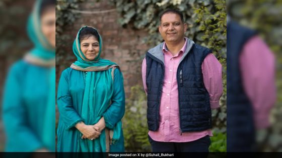 Mehbooba Mufti’s Party PDP Chief Spokesperson Suhail Bukhari Quits Party Ahead Of J&K Polls – MASHAHER