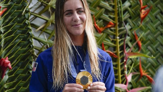 American surfer Caroline Marks on winning Olympic gold in Tahiti – MASHAHER