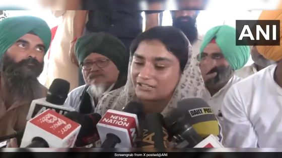 Vinesh Phogat At Farmers’ Protest Site Shambhu Border – MASHAHER