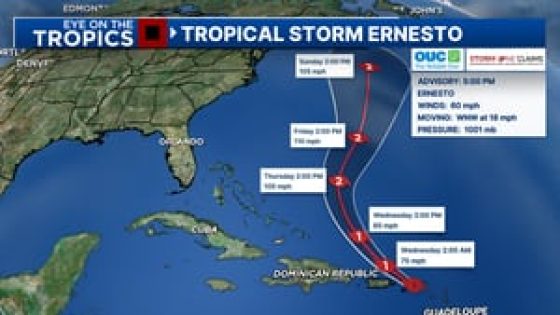 Ernesto expected to become a hurricane by Wednesday – MASHAHER