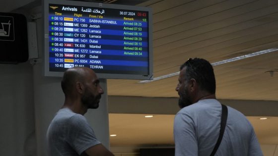 Scenes at Beirut airport with disruption affecting some international flights to Lebanon – MASHAHER