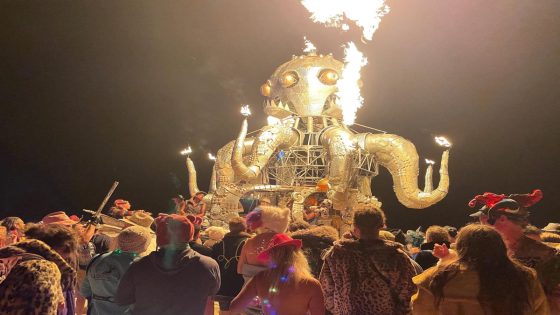 Hundreds of private planes are touching down at a makeshift airport for billionaire favorite Burning Man – MASHAHER