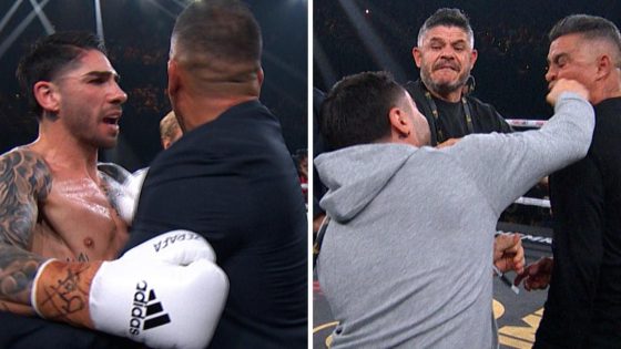 Michael Zerafa’s brother throws punch at Tommy Browne’s trainer after fight, calls for life ban, chaotic scenes, video, latest news – MASHAHER