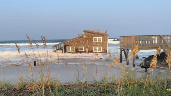 Hurricane Ernesto’s swell causes North Carolina house to collapse into ocean – MASHAHER