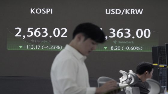 Japan’s Nikkei 225 index plunges 8% as world markets tremble over risks to the US economy – MASHAHER