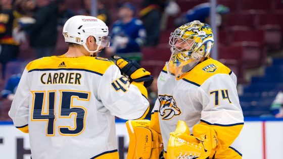 Nobody May Be More Excited About Predators’ Offseason Additions Than Saros & Carrier – MASHAHER