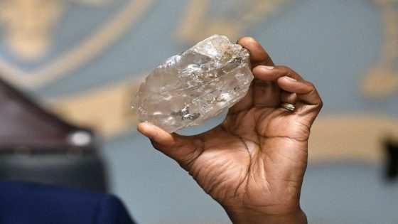 A small mining firm just saw its stock surge 91% after it discovered the world’s 2nd-largest diamond – MASHAHER