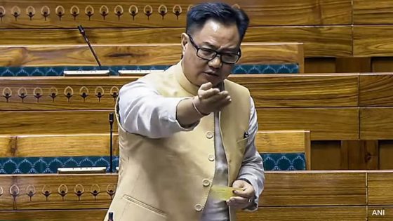 Minister Kiren Rijiju On Hindenburg Report – MASHAHER