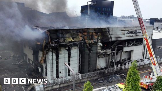 South Korea battery maker boss arrested over deadly fire – MASHAHER