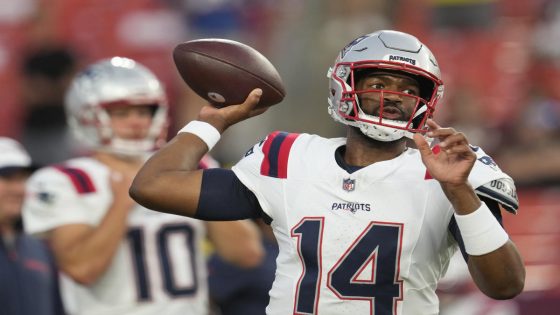 Patriots choose Jacoby Brissett as Week 1 starting QB over rookie Drake Maye – MASHAHER