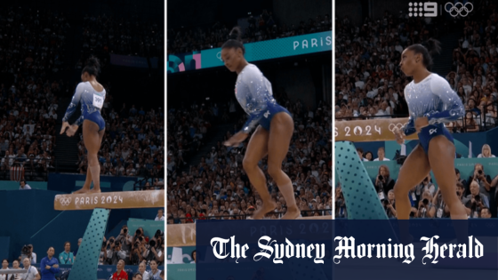 Biles falls off beem in gold-pursuing beam routine – MASHAHER